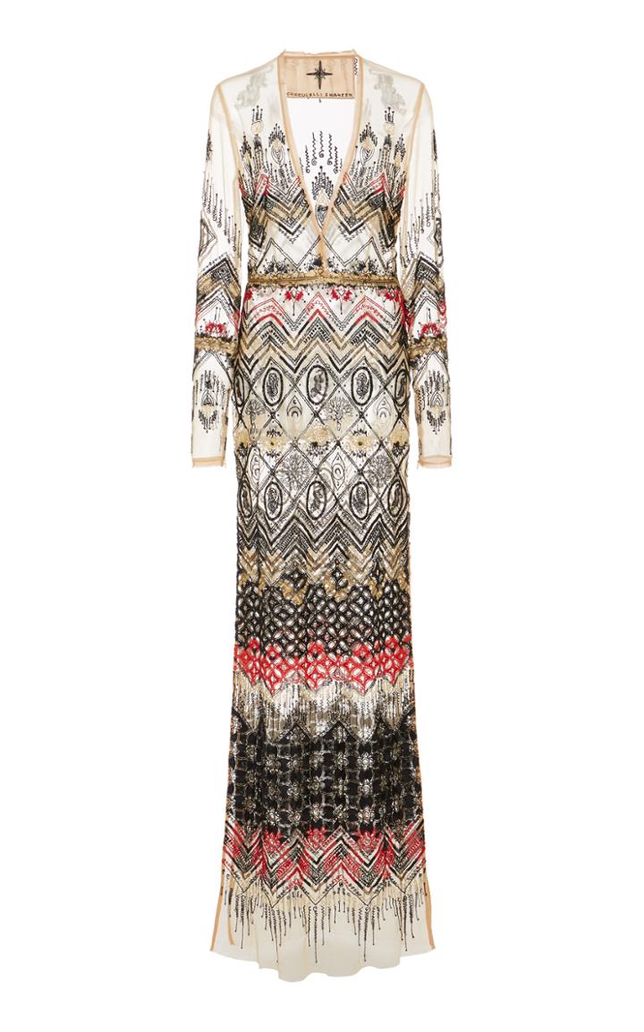 Cucculelli Shaheen Animistic Embroidered Gown