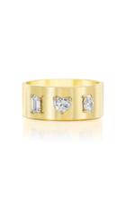 Mindi Mond Fancy Cut Diamond 18k Yellow Gold Ring