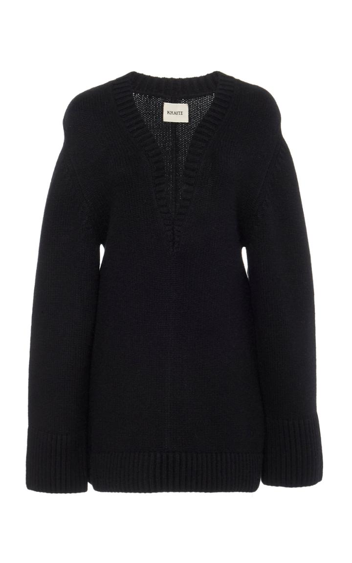 Khaite Dana Cashmere Knit Sweater