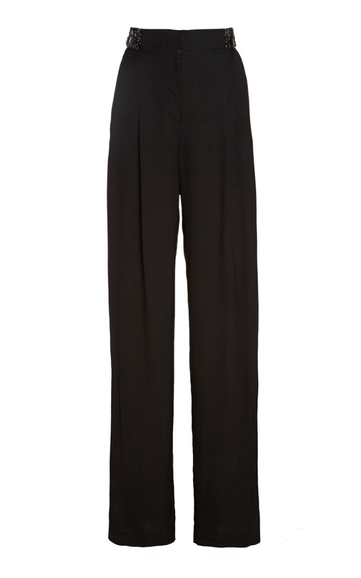 Noon By Noor Haward Embellished-back Twill Pants