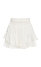 Isabel Marant Toile Janis Ruffled Lace Mini Skirt