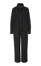 Zeynep Aray Collared Cotton Jumpsuit