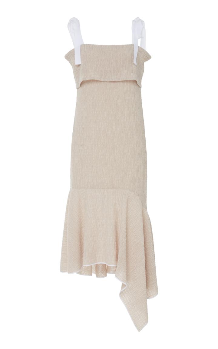 Adeam Off Shoulder Handkerchief Dress