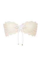 Marysia Swim Antibes Scalloped Strapless Bikini Top