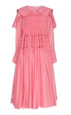 Molly Goddard Bertha Dress Pleated Taffeta Dress