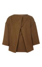 Cade Wool Cashmere Fold Neck Top