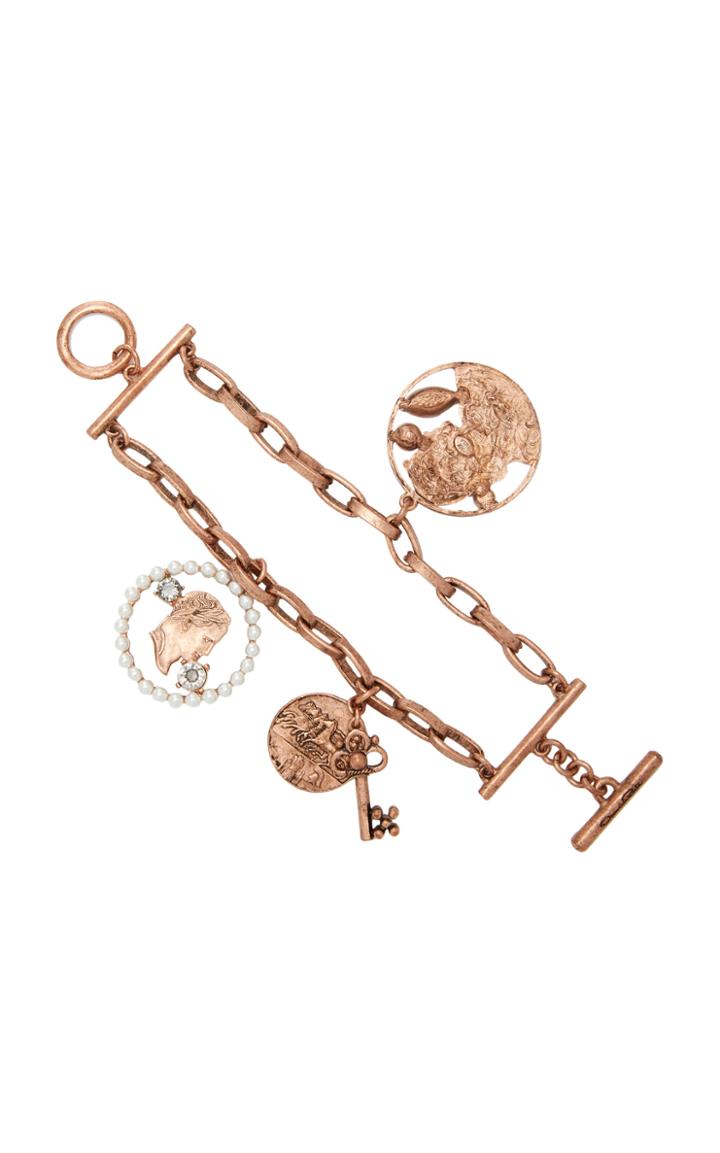 Oscar De La Renta Coins Bracelet