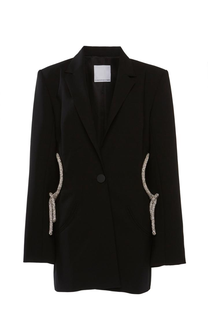 Moda Operandi Christopher Esber Floating Crystal Loophole Blazer