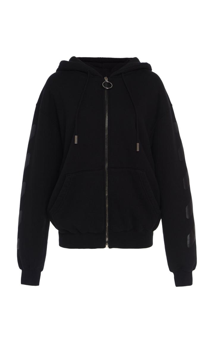 Off-white C/o Virgil Abloh Fleece Zip Hoodie