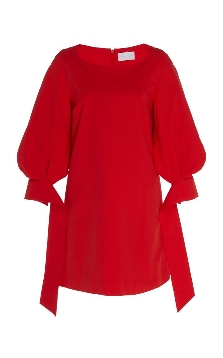 Noon By Noor Hove Cotton-bend Mini Dress