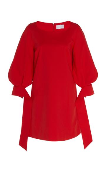 Noon By Noor Hove Cotton-bend Mini Dress