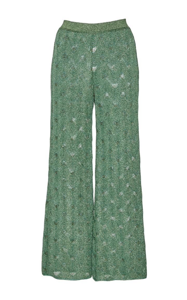 Missoni Slim Cropped Lam Pant