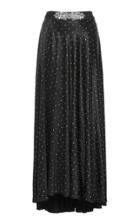 Paco Rabanne Embroidered Sateen Skirt