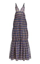 Moda Operandi Brock Collection Rowena Cotton-silk Plaid Dress