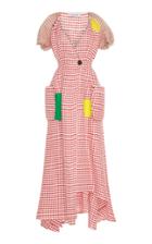 Kalyah Checkered Vintage Style Dress