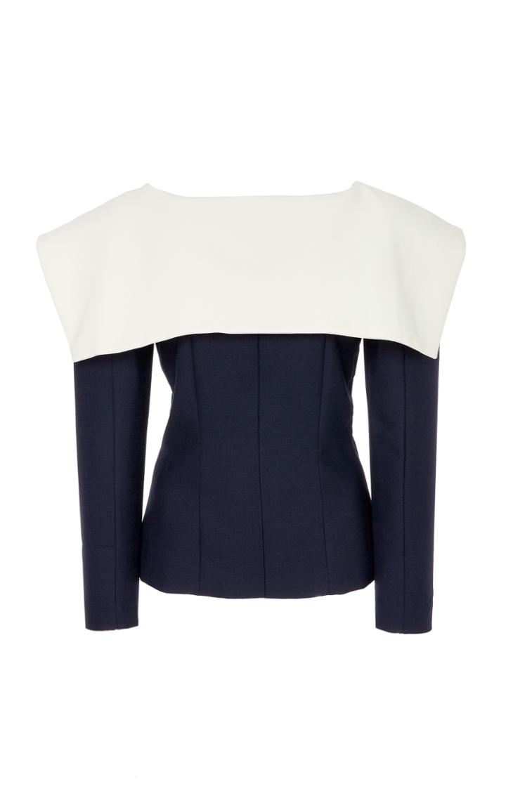 Jacquemus Contrast Collar Top