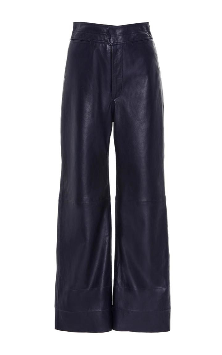 Apiece Apart Leather Monterey Pants