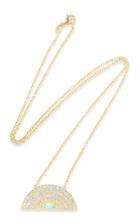 Moda Operandi Andrea Fohrman 18k Yellow Gold Medium Diamond Rainbow Necklace