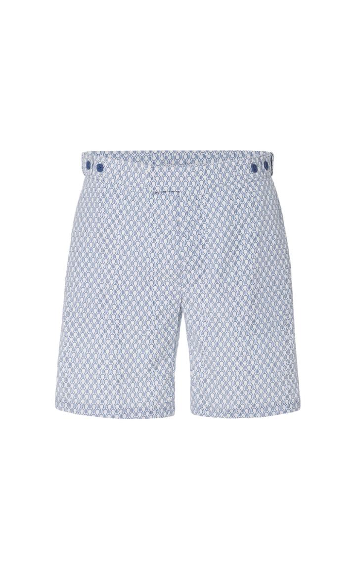 Frescobol Carioca Continuity Printed Long Swim Shorts