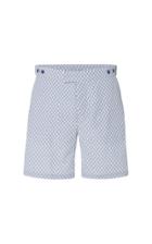 Frescobol Carioca Continuity Printed Long Swim Shorts