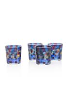 Le Botteghe Su Gologone Set-of-4 Painted Glasses
