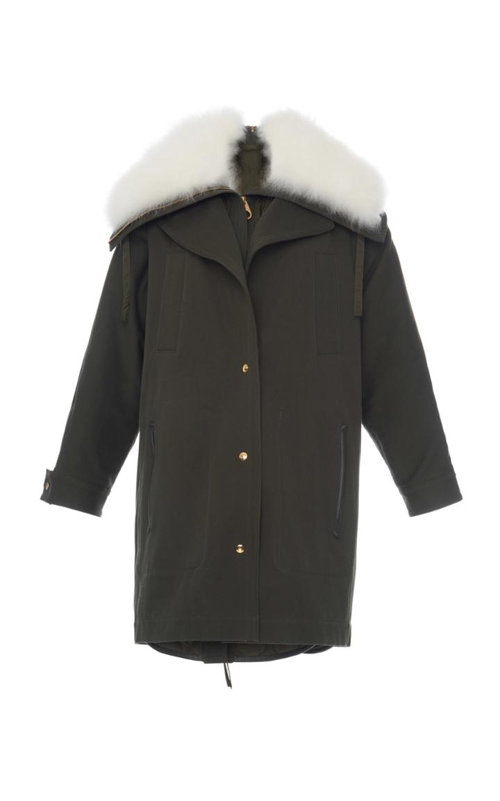 Agnona Cashmere Double Layer Luxury Parka