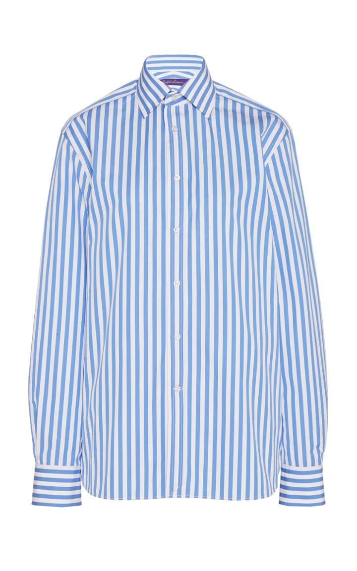 Ralph Lauren Rowland Striped Cotton Boyfriend Shirt