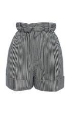 Miu Miu Cuffed Striped Shorts