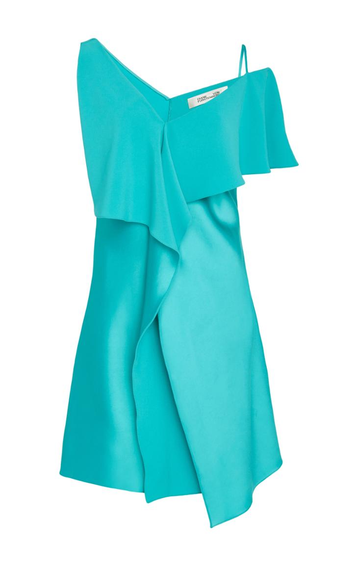 Diane Von Furstenberg Sleeveless Asymmetrical Mini Dress