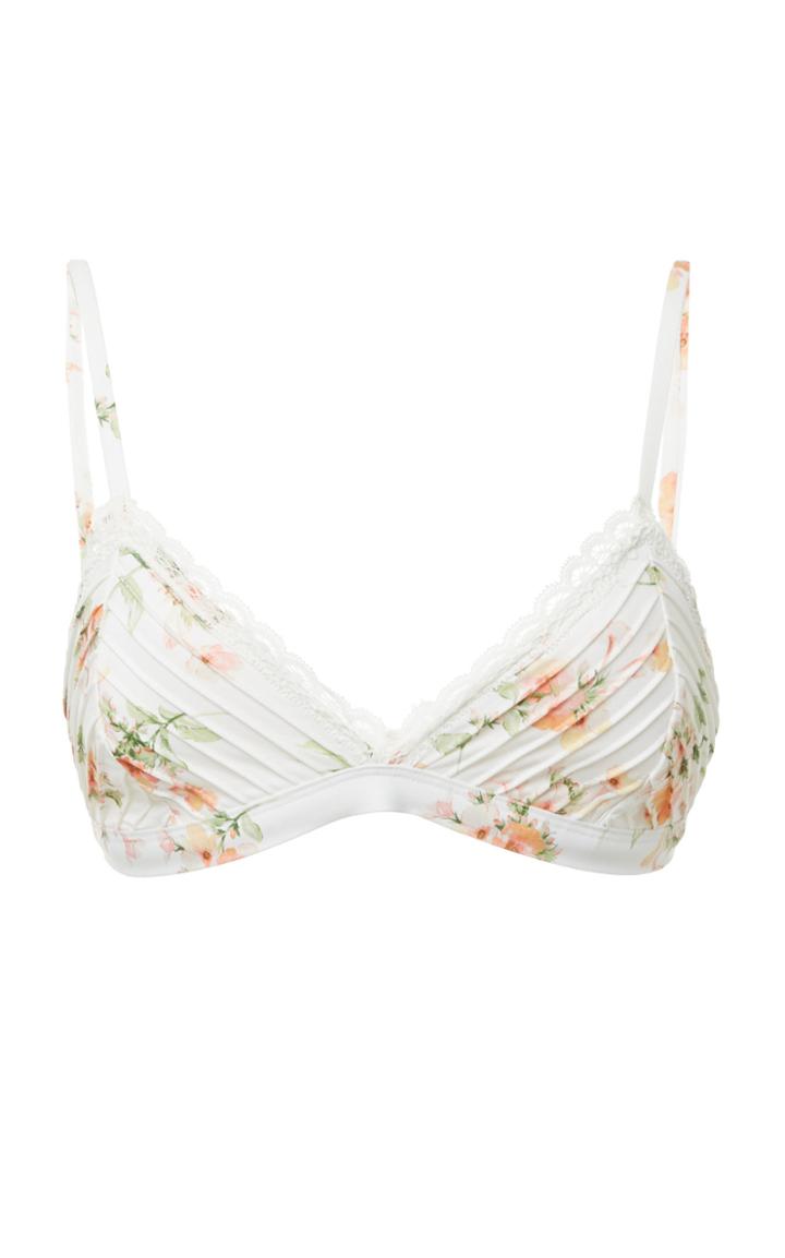 Zimmermann Heathers Lace-trimmed Bikini Top