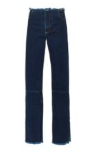 Marques Almeida Split Hem High-rise Straight-leg Jeans