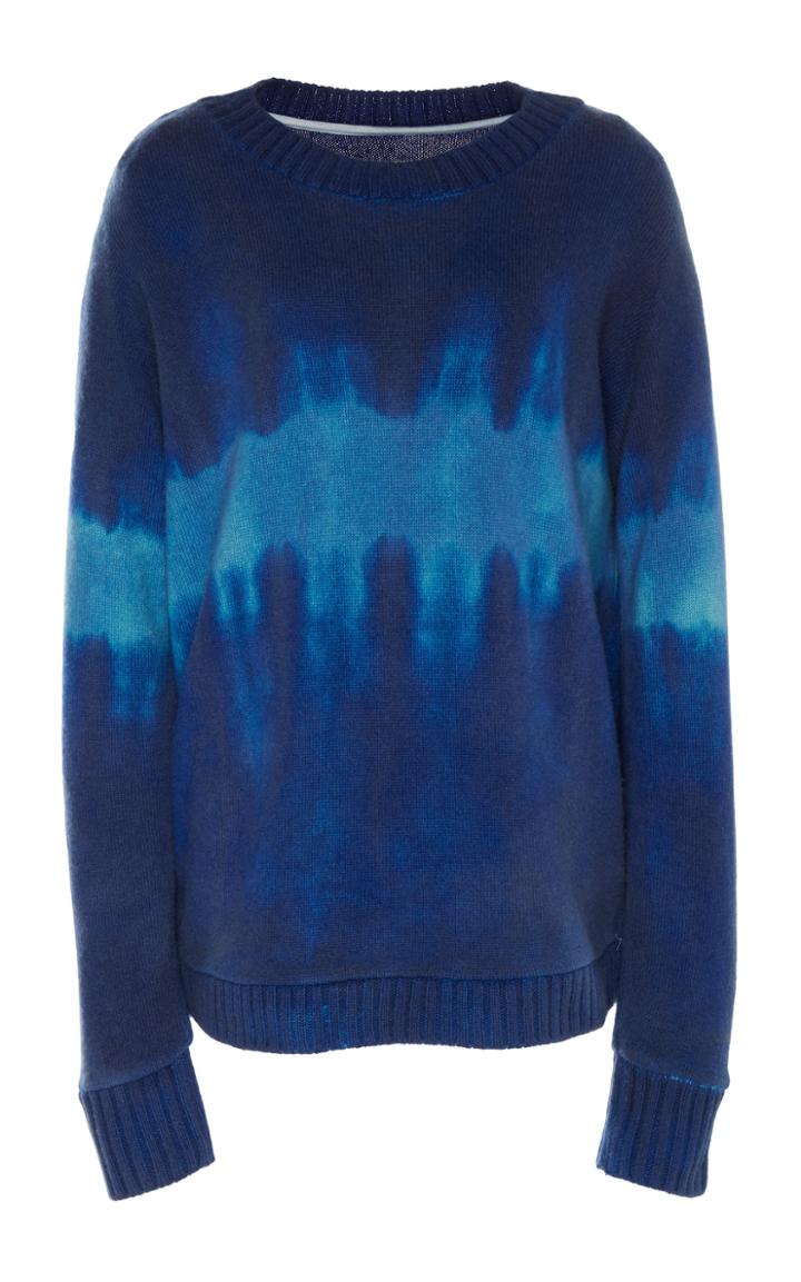 The Elder Statesman California Tie Dye Cashmere Sweater
