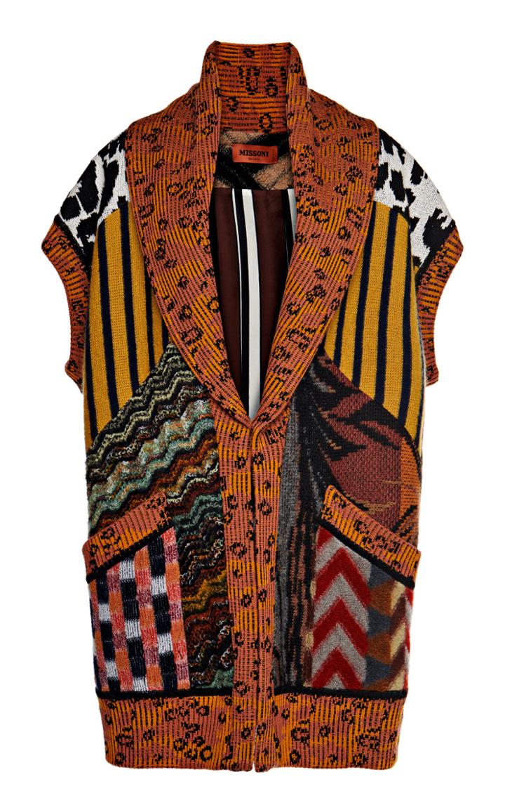 Moda Operandi Missoni Draped Wool-blend Cardigan
