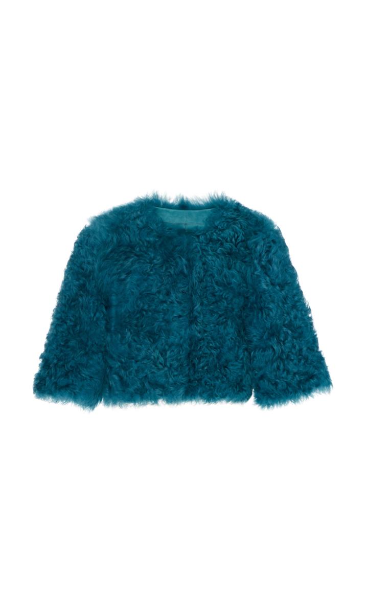 J. Mendel Shearling Cropped Bolero