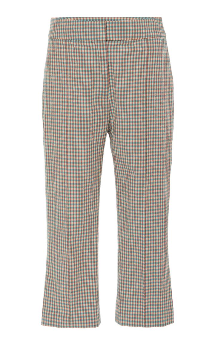 Moda Operandi Veronica Beard Dhara Gingham-printed Shorts Size: 00