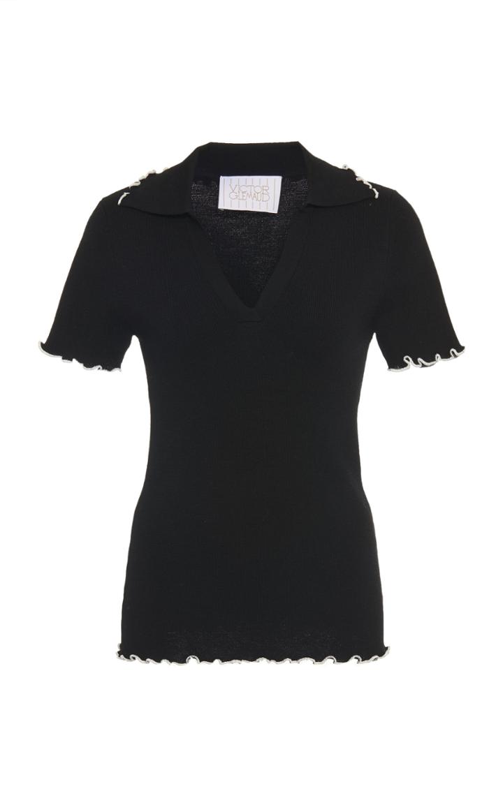 Moda Operandi Victor Glemaud Polo Merino Wool Tee Size: S