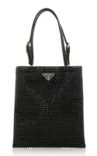 Prada Satin Handbag With Decoration