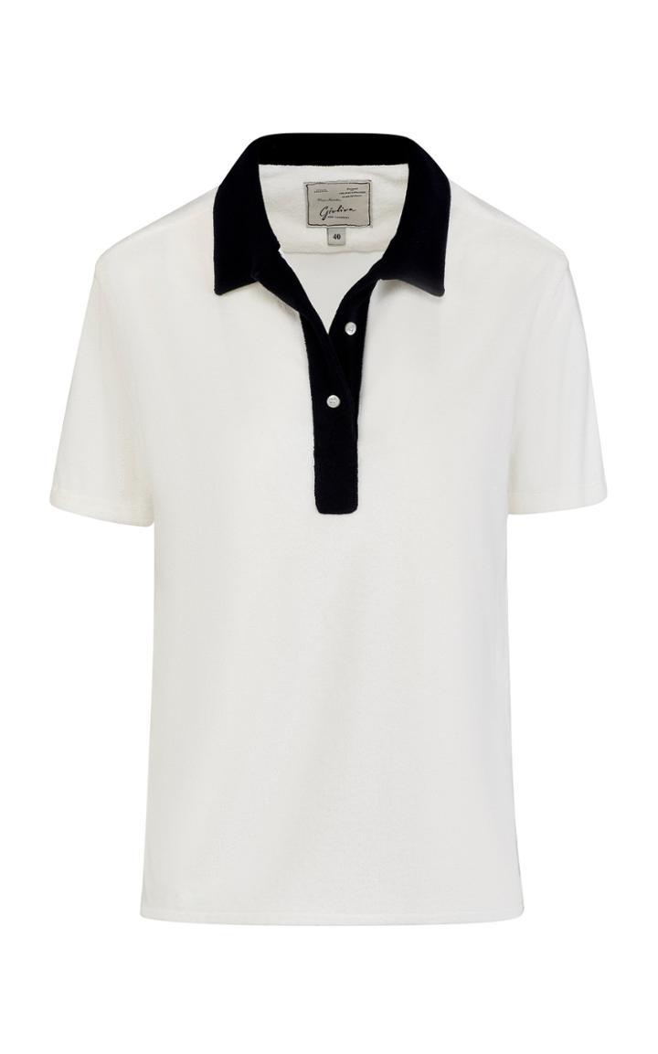 Moda Operandi Giuliva Heritage Collection The Daphne Polo Shirt Cotton Terrycloth Si