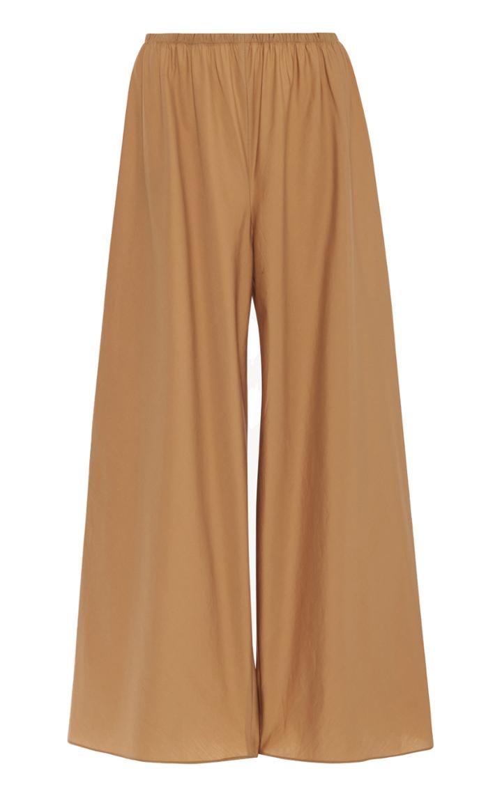 Moda Operandi The Row Ariel Cotton-poplin Wide-leg Pants