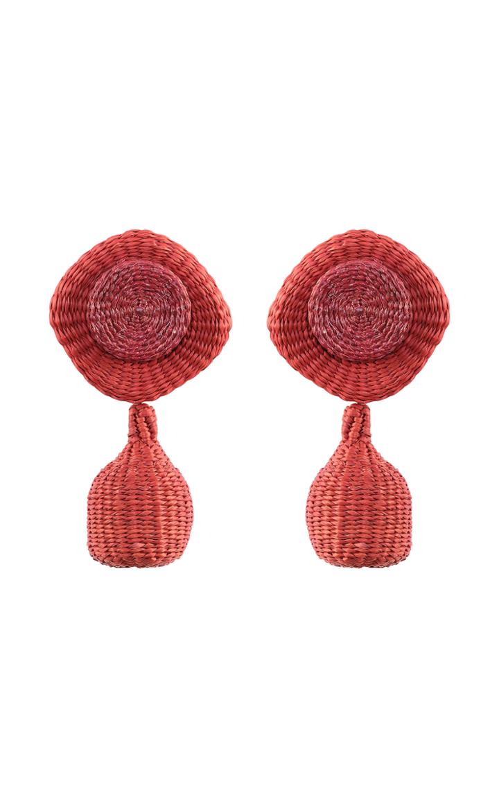 Moda Operandi Johanna Ortiz Bengal Palm Of Iraca Statement Earrings