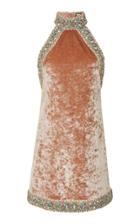 Alexis Kinsley Embellished Velvet Mini Dress