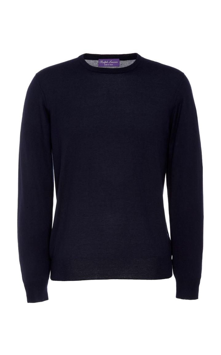 Ralph Lauren Cashmere And Silk-blend Crewneck Sweater
