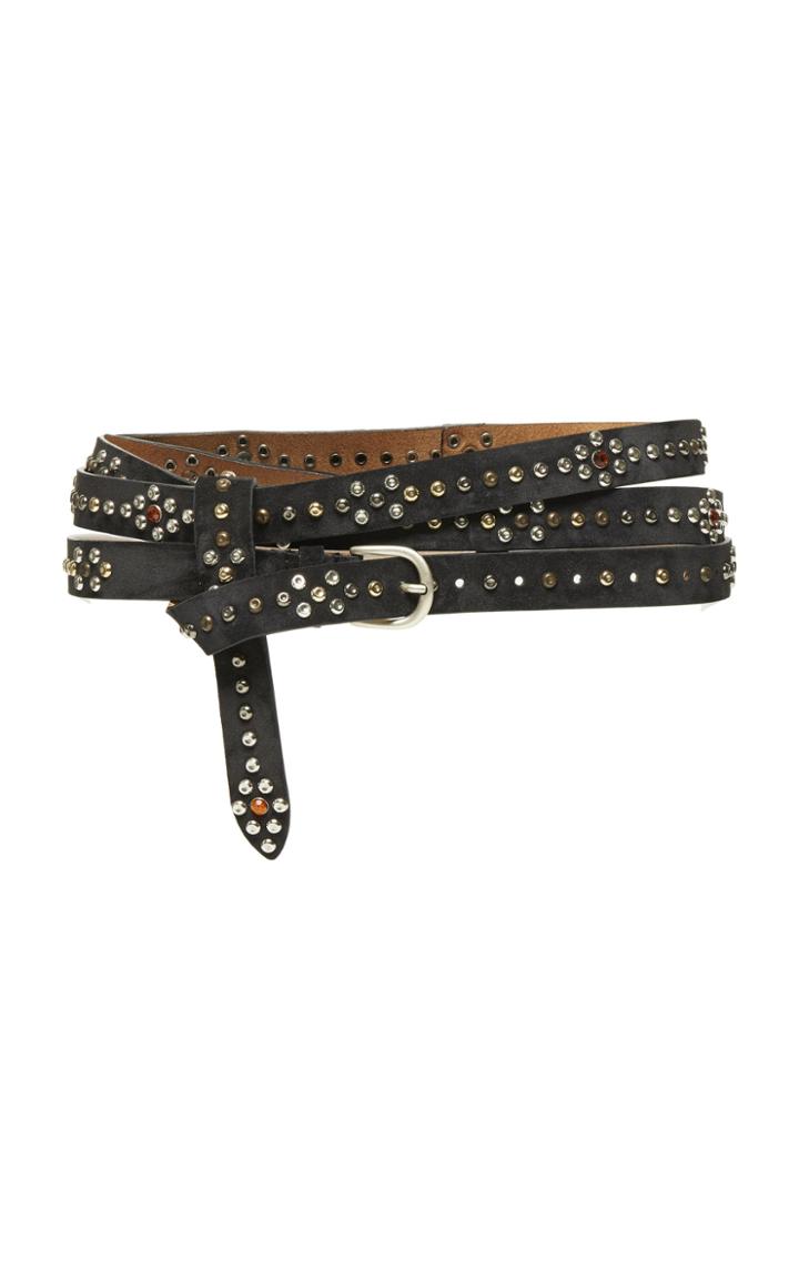 Isabel Marant Djelvis Studded Triple Wrap Belt