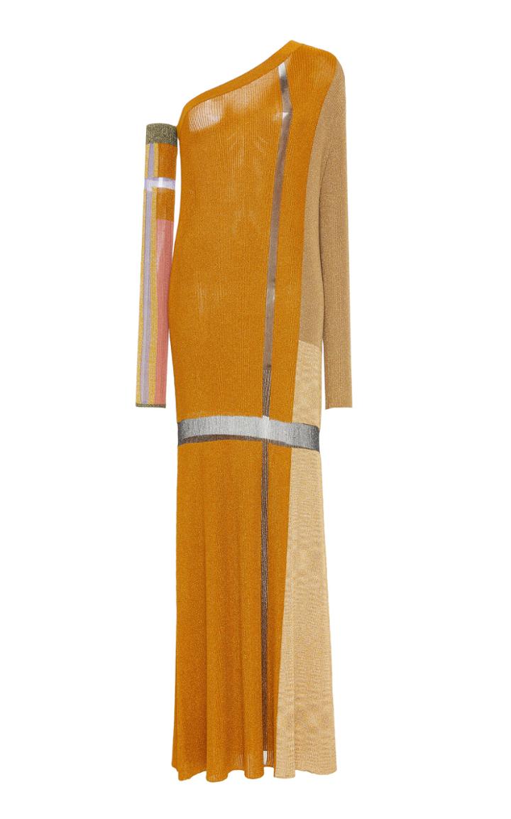 Missoni One-shoulder Lurex Maxi Dress