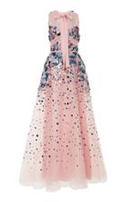 Elie Saab Sleeveless Embroidered Gown