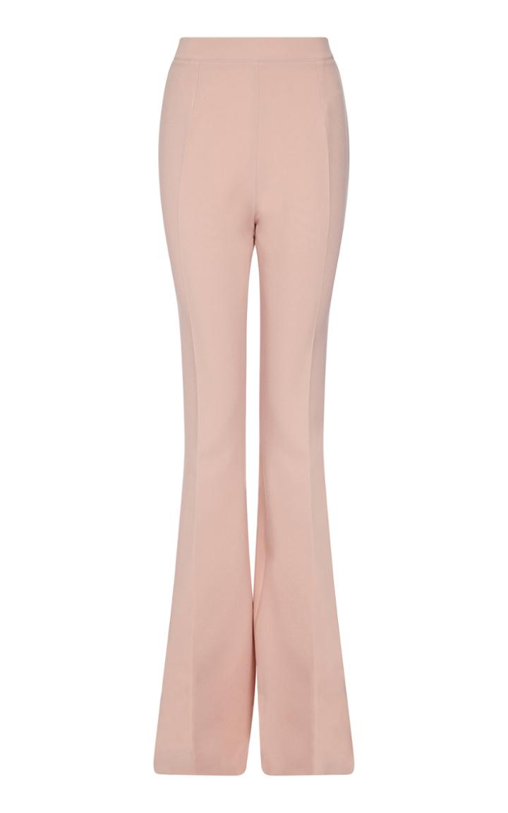 Safiyaa Halluana Crepe De Chine Flared-leg Pants