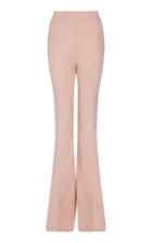 Safiyaa Halluana Crepe De Chine Flared-leg Pants