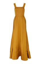 Amelia Brown Gold Strap Gown