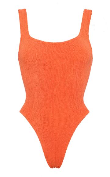 Hunza G Smocked One-piece Swimsuit