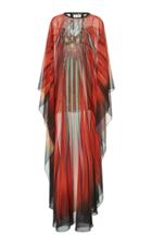 Elie Saab Printed Full Length Caftan